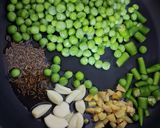 A picture of step 3 of Green peas and sabudana Kachori.