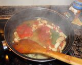 Foto del paso 4 de la receta Fideos a la cazuela con marisco y pollo