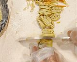 Foto langkah ke 5 dari resep Mango Matcha Crepe Spaghetti.