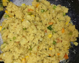 A picture of step 15 of Rava upma.