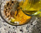 A picture of step 2 of Easy Olive salad.