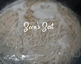 A picture of step 1 of Sesame Soba Noodles.