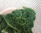 Stir fried pumpkin with spinach and coconut recipe step 2 photo