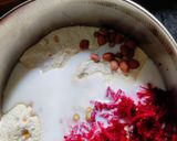 A picture of step 1 of Beetroot handvo.