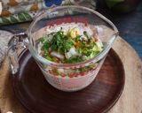 A picture of step 2 of Savory Overnight Oats.