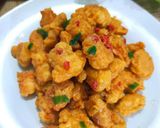 Foto langkah ke 7 dari resep Instant Chicken Salted Egg /Ayam saos telor asin bumbu instant.