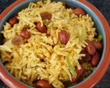 A picture of step 11 of Vegetable biryani fusion.