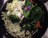 A picture of step 2 of (Leftover) Chicken Stir fry.