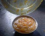 A picture of step 2 of Orange and grapes pudding.