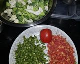 A picture of step 1 of Veg Biryani.
