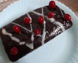 Chocolate fudge cake eggless recipe step 4 photo