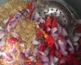 A picture of step 1 of Fried rice#kitchenuntchallenge.