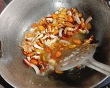 A picture of step 8 of Kashmiri Shufta.
