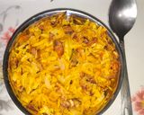 A picture of step 2 of Onion chura.