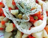 Foto del paso 3 de la receta: Ensalada 🥗 fría de papa 🥔 y vegetales