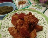 A picture of step 3 of Fried Pork Belly with Coriander.