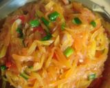 Foto langkah ke 3 dari resep Tumis pepaya sederhana.