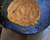 A picture of step 3 of Sprouted Moong stuffed Beetroot Chilla.