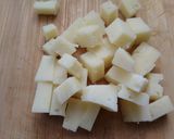 A picture of step 6 of Saganaki with Country Sausage, Eggs, and Graviera Cheese.