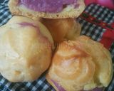Foto langkah ke 7 dari resep Kue soes, vla ubi ungu.