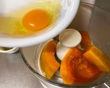 A picture of step 1 of Pumpkin Bread (+glutinous rice flour).