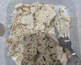 Foto langkah ke 1 dari resep Pepes Tahu Udang Rebon.