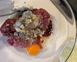 Foto langkah ke 1 dari resep Diet Hamburger steak with mushroom gravy (western).