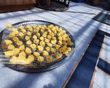 A picture of step 4 of Moong Dal Vadi.