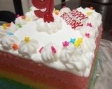 Foto langkah ke 6 dari resep Rainbow cake.