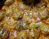A picture of step 3 of Kofta Biryani 😋.