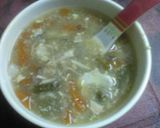 A picture of step 7 of Healthy egg chicken soup.