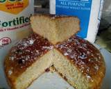 Lemon flavored Ugali cake with sultanas recipe step 8 photo