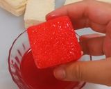 A picture of step 7 of No Cook Bread Sweet Sandwich.