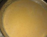 A picture of step 1 of Pithlu(Besan) Rice and Chaas.