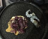 Foto langkah ke 2 dari resep Garlic Prawn n Scramble Red Spinach Unsalt (tanpa garam).