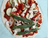 Gm vegán pizza recept fázis 3 fotója