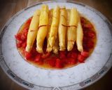 Foto del paso 5 de la receta: Espárragos con vinagreta azafranada al cava