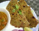 A picture of step 6 of Bajra Roti.