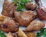 Fokhagymás, joghurtos csirkecomb recept fázis 5 fotója