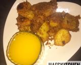 A picture of step 5 of Fried Sweet Potato with egg.