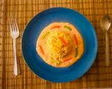 A picture of step 9 of Instant Pot Meal Recipe in 15 Minutes🤘~Quick Rice with Pink Sauce😋.