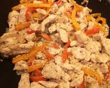 Une image de l'étape 4 de Fajita poulet.