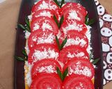 Foto langkah ke 5 dari resep Lapis Singkong Gulung Merah Putih.