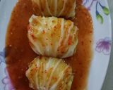 Foto langkah ke 8 dari resep Sawi Putih Gulung Isi Ayam.