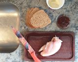 Foto del paso 1 de la receta: Sándwich de Pollo a la barbacoa