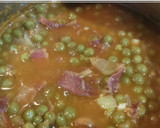 Foto del paso 3 de la receta: Guisantes con jamón y huevo