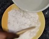 A picture of step 2 of Small chops wrap.