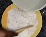 A picture of step 2 of Small chops wrap.