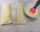 Foto del paso 3 de la receta: Rape en papillote de masa filo con pesto de cilantro al cava
