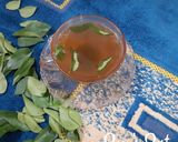 A picture of step 3 of Curry Leaves Tea.